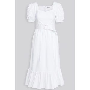 Endless Rose White Midi Dress w/ Belt NWT